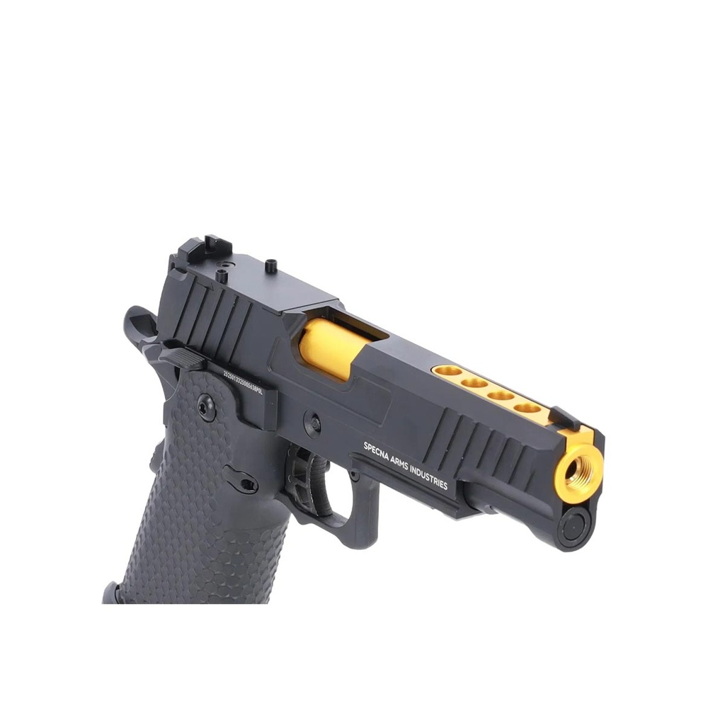 PISTOLA SPECNA ARMS SA-VGP19 VAPOR NEGRA-DORADA