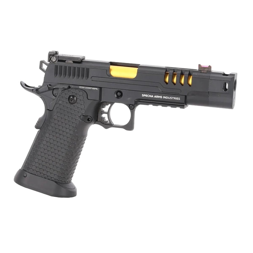 PISTOLA SPECNA ARMS SA-VGP23 VAPOR NEGRA-DORADA