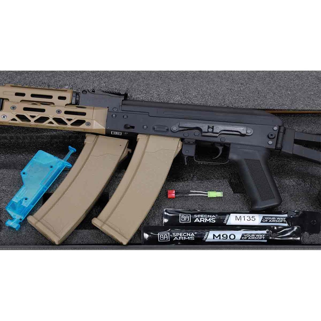 FUSIL SPECNA ARMS PRIME KPYK SA-PJ12 ASTER BRUSHLESS NEGRO-TAN