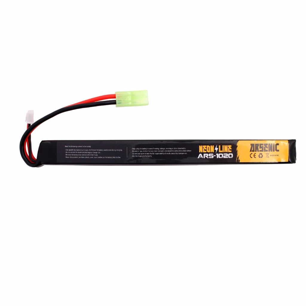 BATERIA ARSENIC PRO LIPO 7.4V 1400MAH 25C/50C 1STICK NEGRA