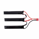 BATERIA ARSENIC PRO LIPO 11.1V 1300MAH 25C/50C 3STICK T-DEAN NEGRA