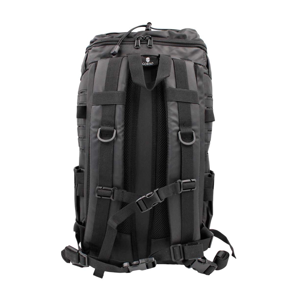 MOCHILA CORSO ROGUE LASER NYLON 30L NEGRA
