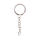 LLAVERO IMMORTAL PVC BORGOÑA NEGRO