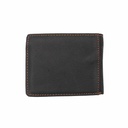 CARTERA PIEL CALAVERA SABLES NEGRA