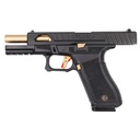 PISTOLA ROSSI GUARDIAN  S1 GAS NEGRA-DORADA