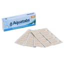 PASTILLAS POTABILIZADORAS AQUATABS 50 TABLETAS BLANCA