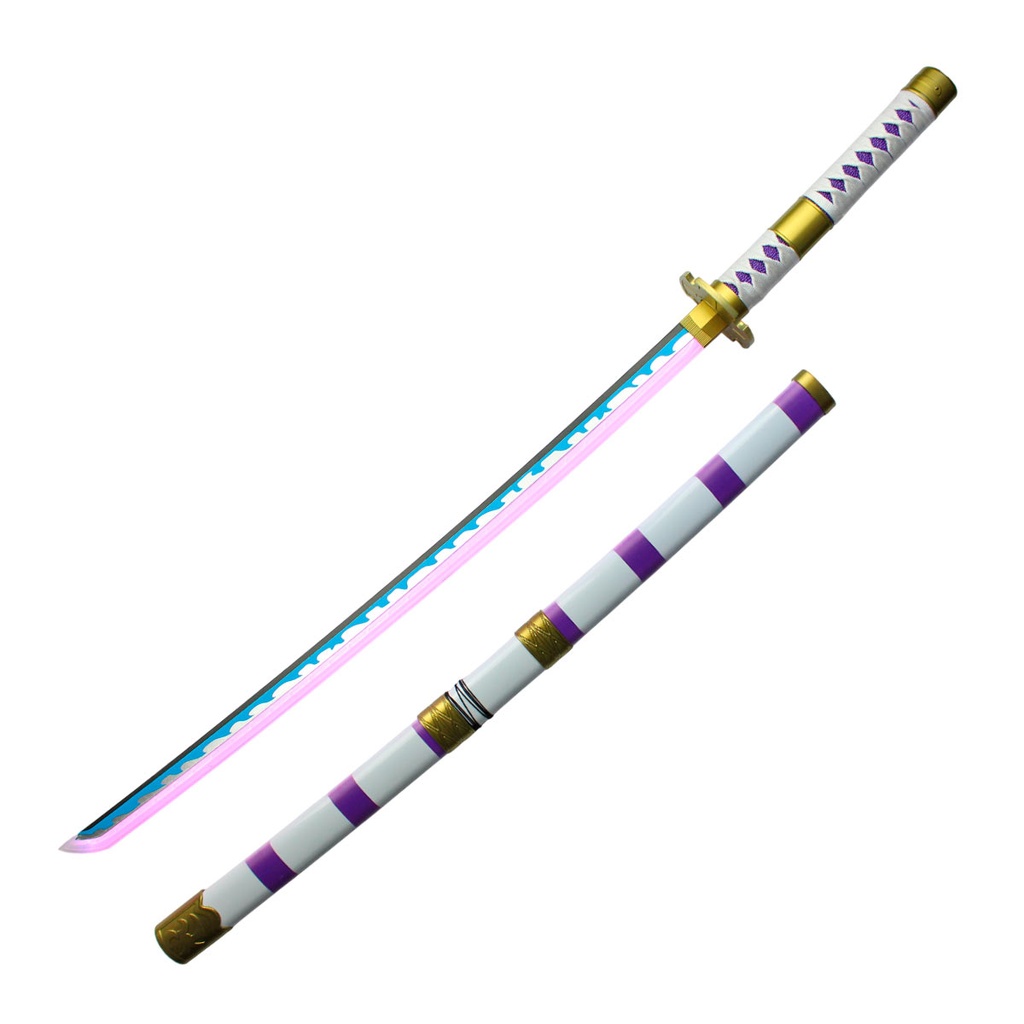KATANA BH MADERA LED HUMO 3133 OPC 103CM BLANCA-MORADA