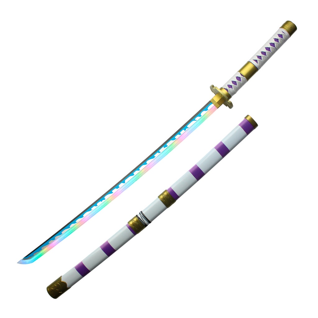 KATANA BH MADERA LED HUMO 3133 OPC 103CM BLANCA-MORADA