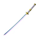 KATANA BH MADERA LED HUMO 3133 OPC 103CM BLANCA-MORADA
