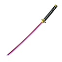 KATANA BH MADERA LED HUMO 3129 OPC 103CM NEGRA