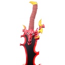 ESPADA BH 6069 SLV 62CM ACERO NEGRA-ROJA
