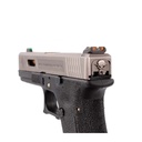 PISTOLA WE G17 CUSTOM-3 FULL METAL NEGRA-PLATA
