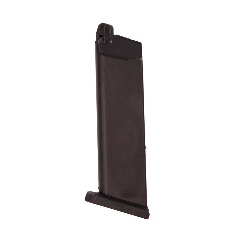 PISTOLA WE G17 CUSTOM-3 FULL METAL NEGRA-PLATA