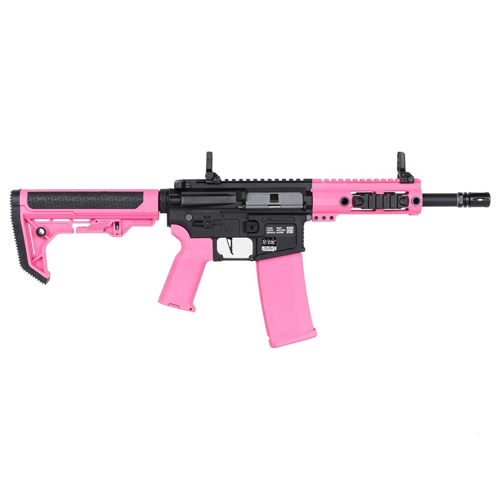 FUSIL SPECNA ARMS SA-F04-RL FLEX GEN.2 HAL ETU BRUSHLESS LIGHT OPS STOCK NEGRO-ROSA
