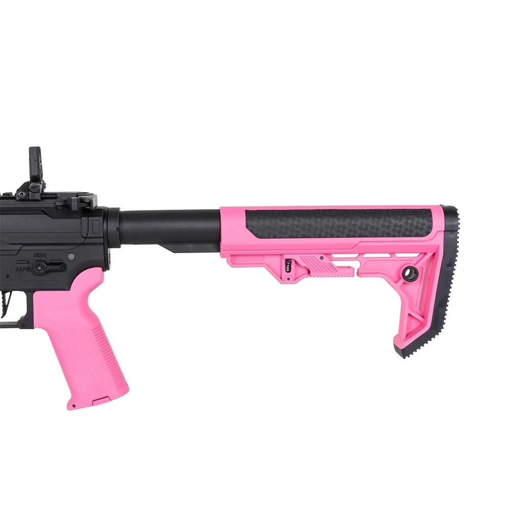 FUSIL SPECNA ARMS SA-F04-RL FLEX GEN.2 HAL ETU BRUSHLESS LIGHT OPS STOCK NEGRO-ROSA