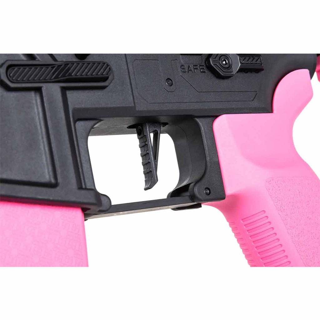 FUSIL SPECNA ARMS SA-F04-RL FLEX GEN.2 HAL ETU BRUSHLESS LIGHT OPS STOCK NEGRO-ROSA