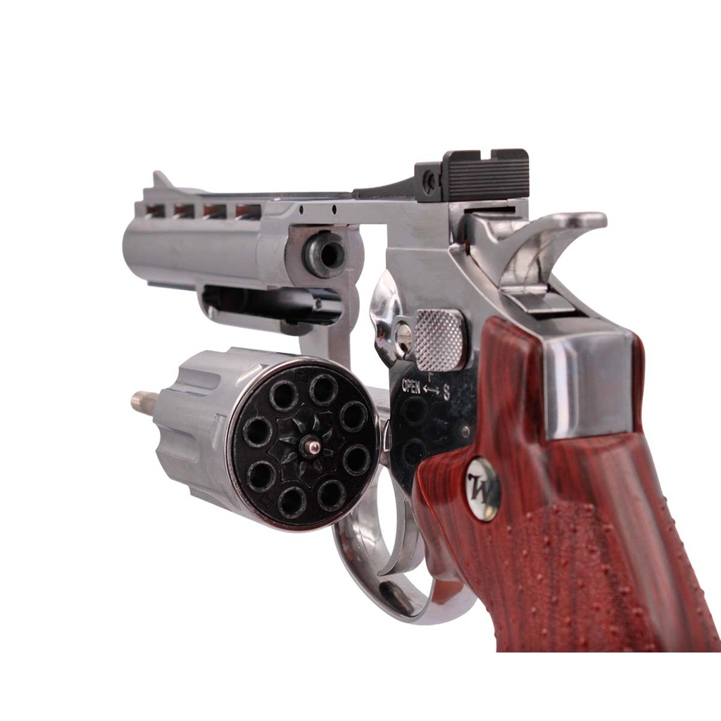 REVOLVER GAMO WINCHESTER 4" CO2 PLATA