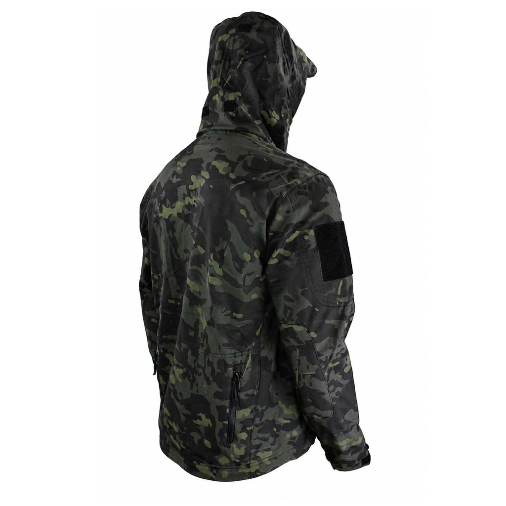 CHAQUETA CORSO BONNY SOFTSHELL MULTICAM BLACK