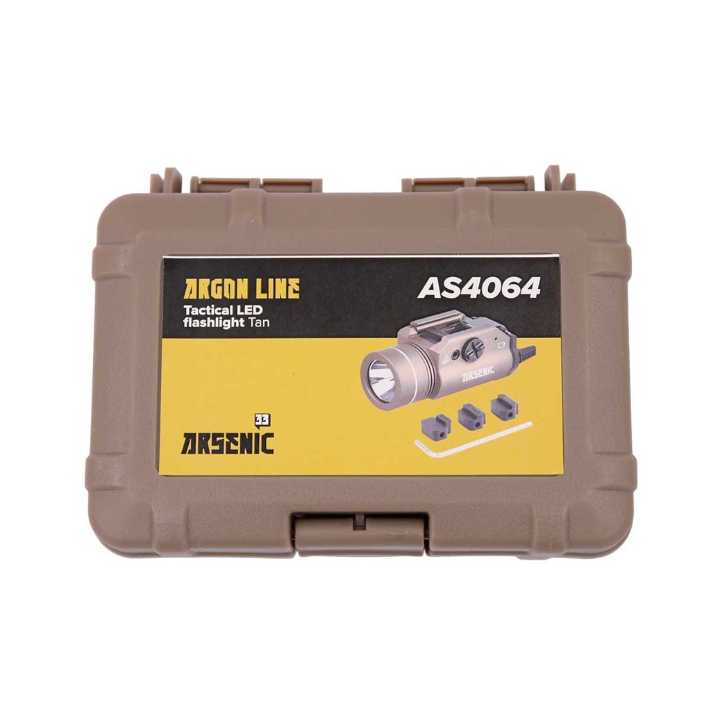 LINTERNA TACTICA ARSENIC AS4064 TAN