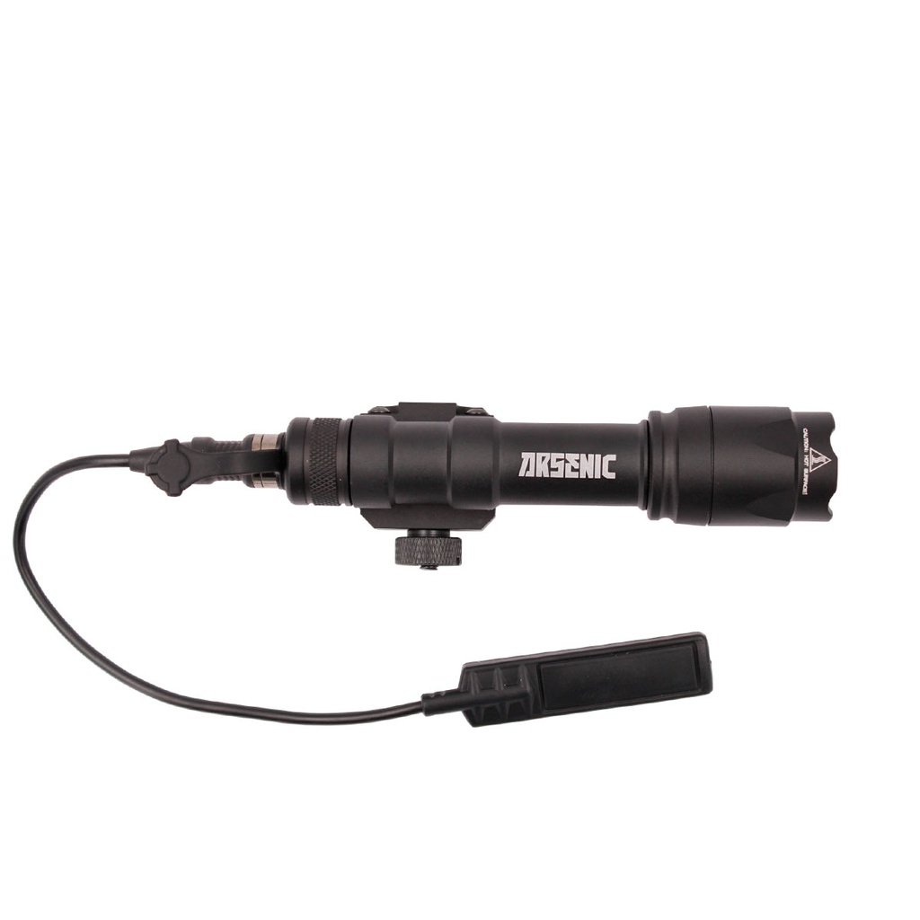 LINTERNA TACTICA ARSENIC AS600A NEGRO