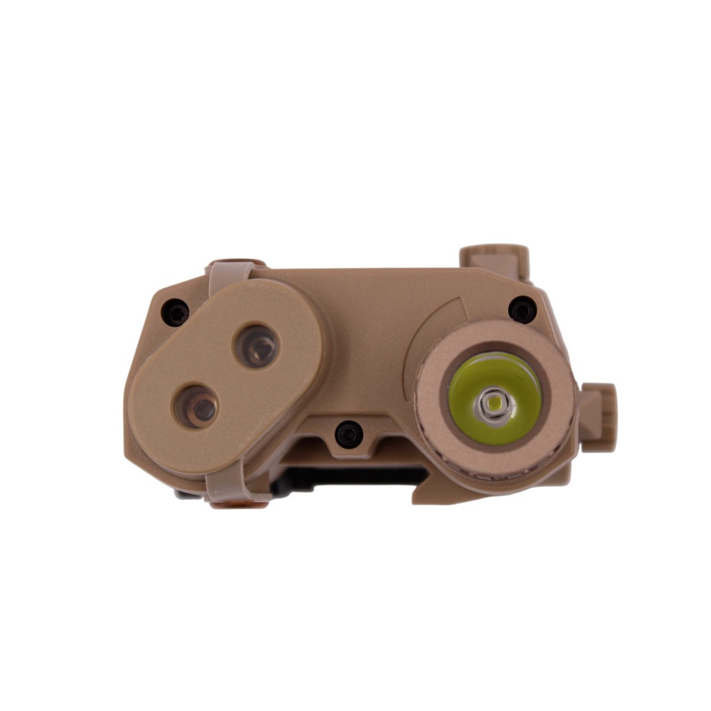 LINTERNA TACTICA ARSENIC ANPEQ LASER ROJO TAN
