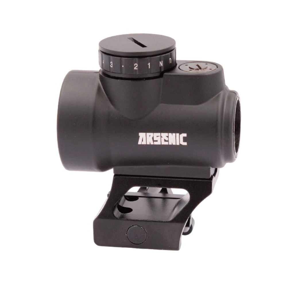 VISOR ARSENIC ARGON RED DOT AS25E NEGRO