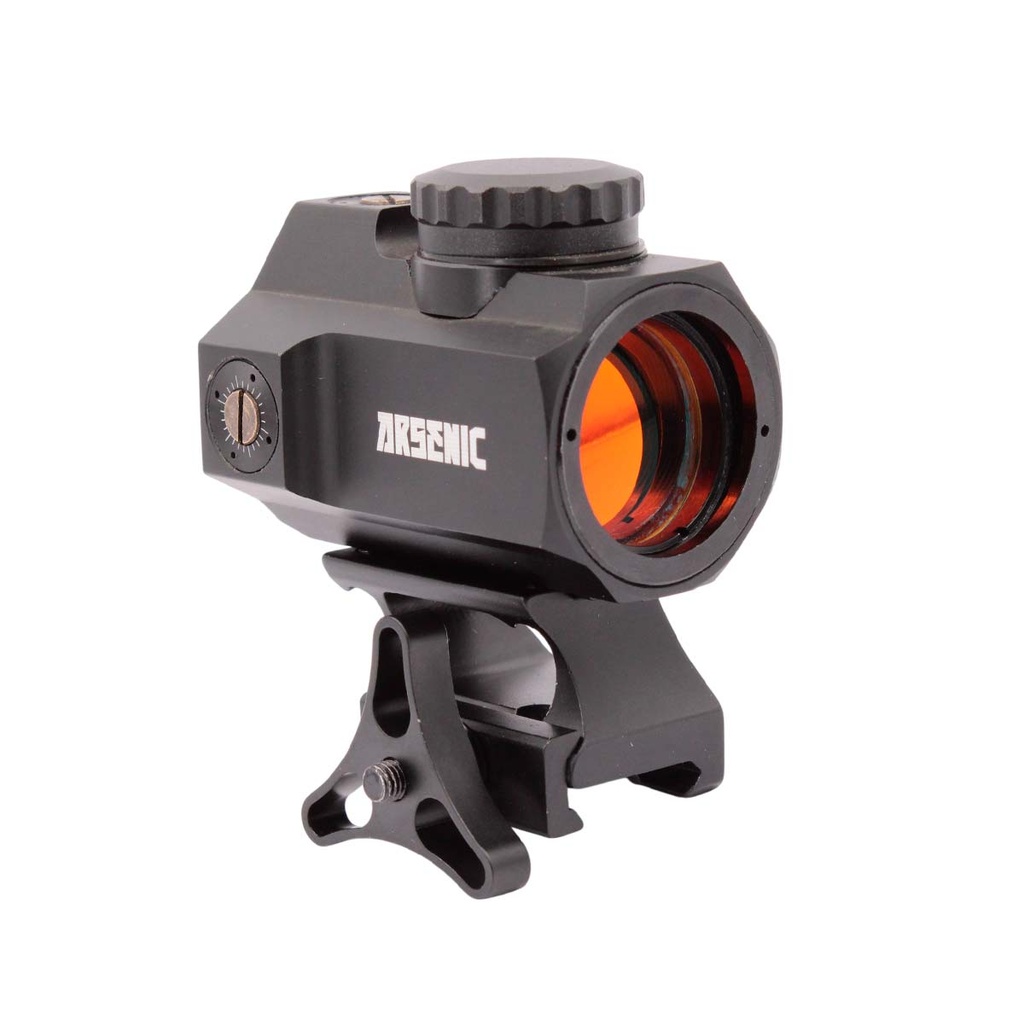 VISOR ARSENIC ARGON RED DOT AS25F NEGRO