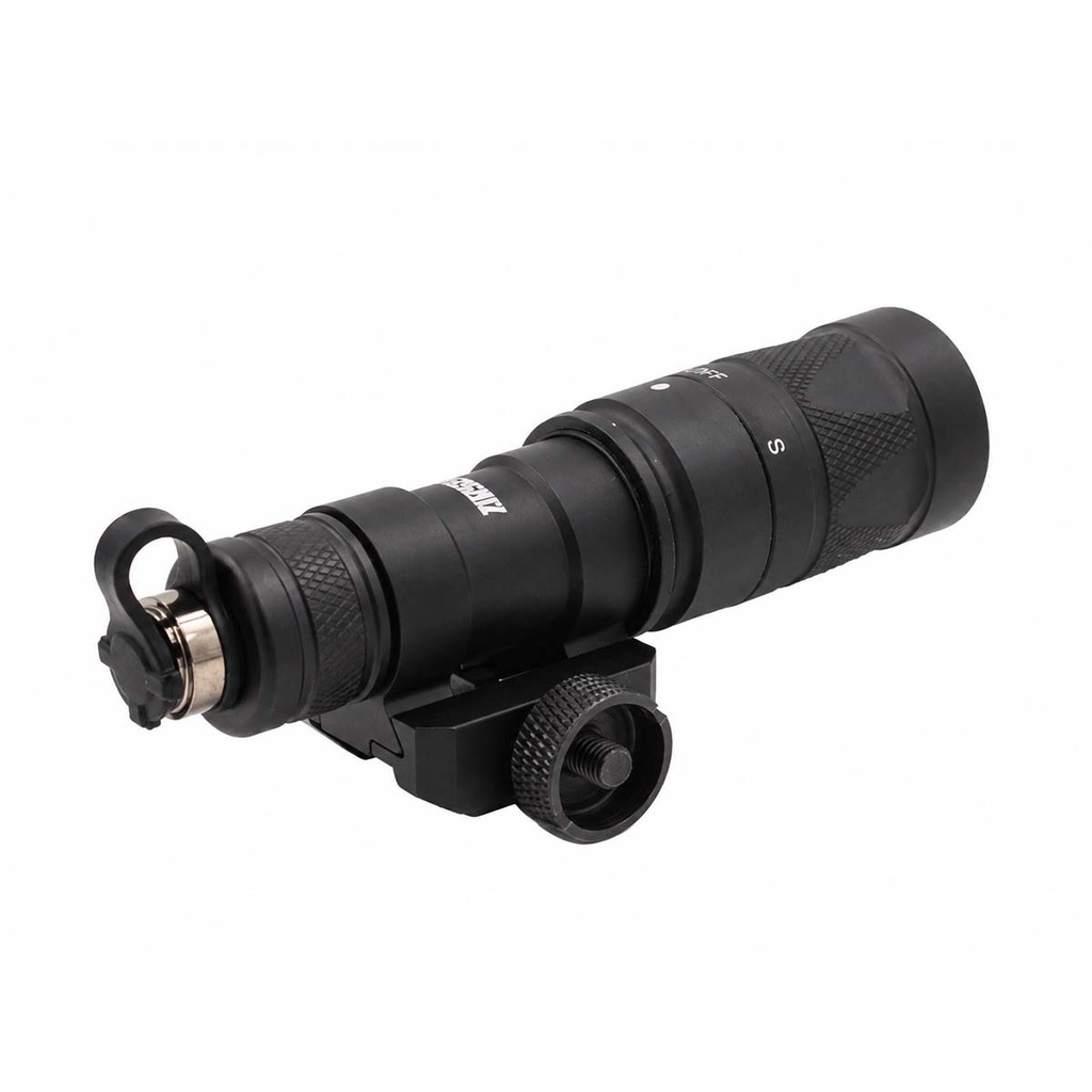 LINTERNA ARSENIC TACTICA M300W CON ESTROBO NEGRA