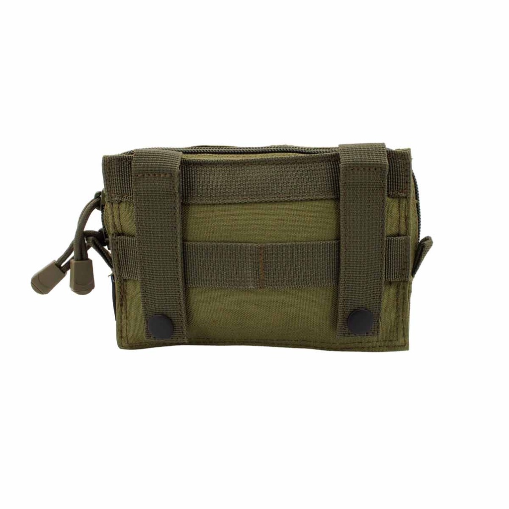 BOLSITO MOLLE RECTANGULAR PEQ. VELCRO VERDE