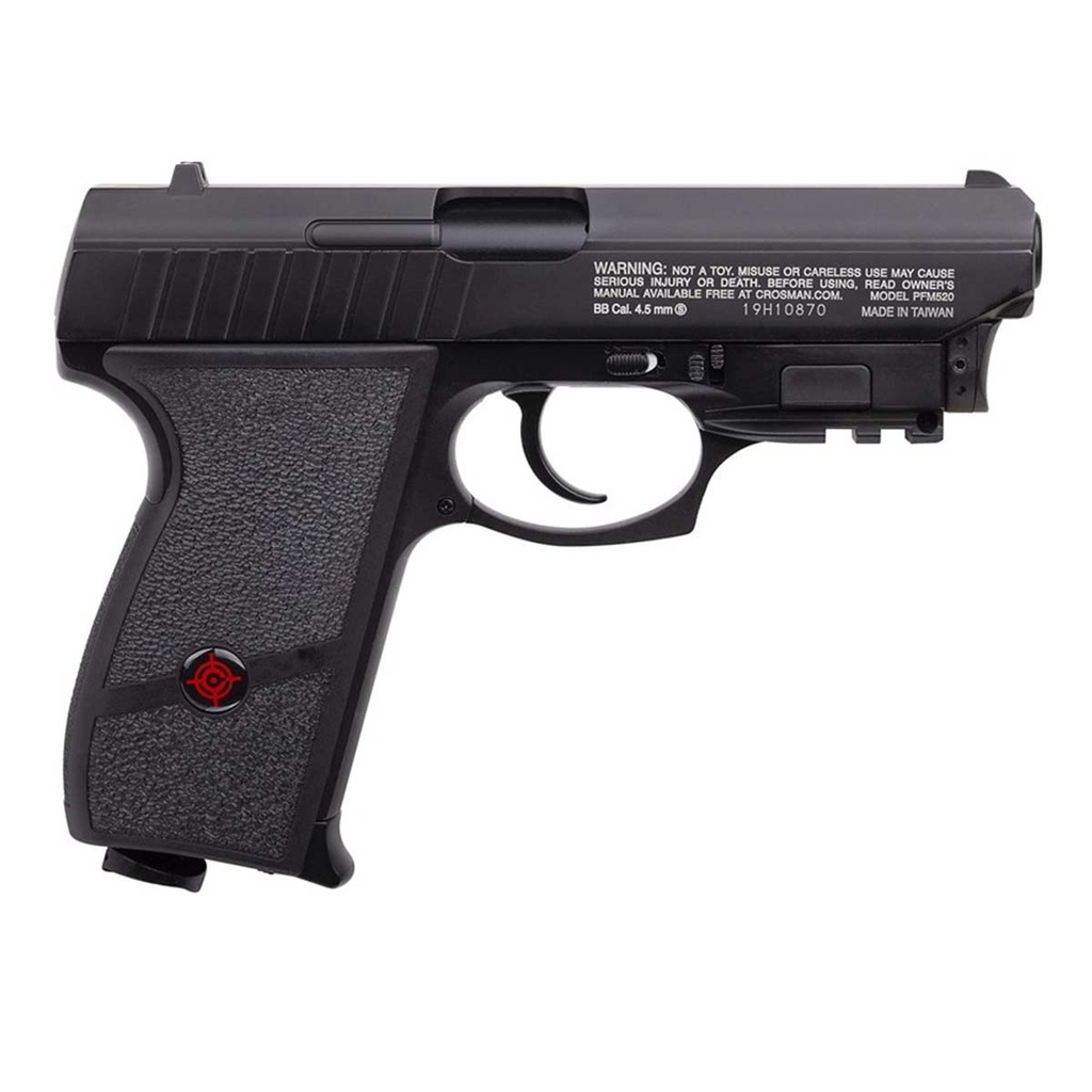 PISTOLA CROSMAN NIGHT STALKER CO2 CON LASER  4.5 NEGRA