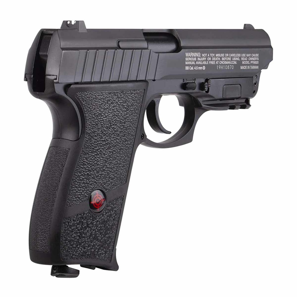 PISTOLA CROSMAN NIGHT STALKER CO2 CON LASER  4.5 NEGRA