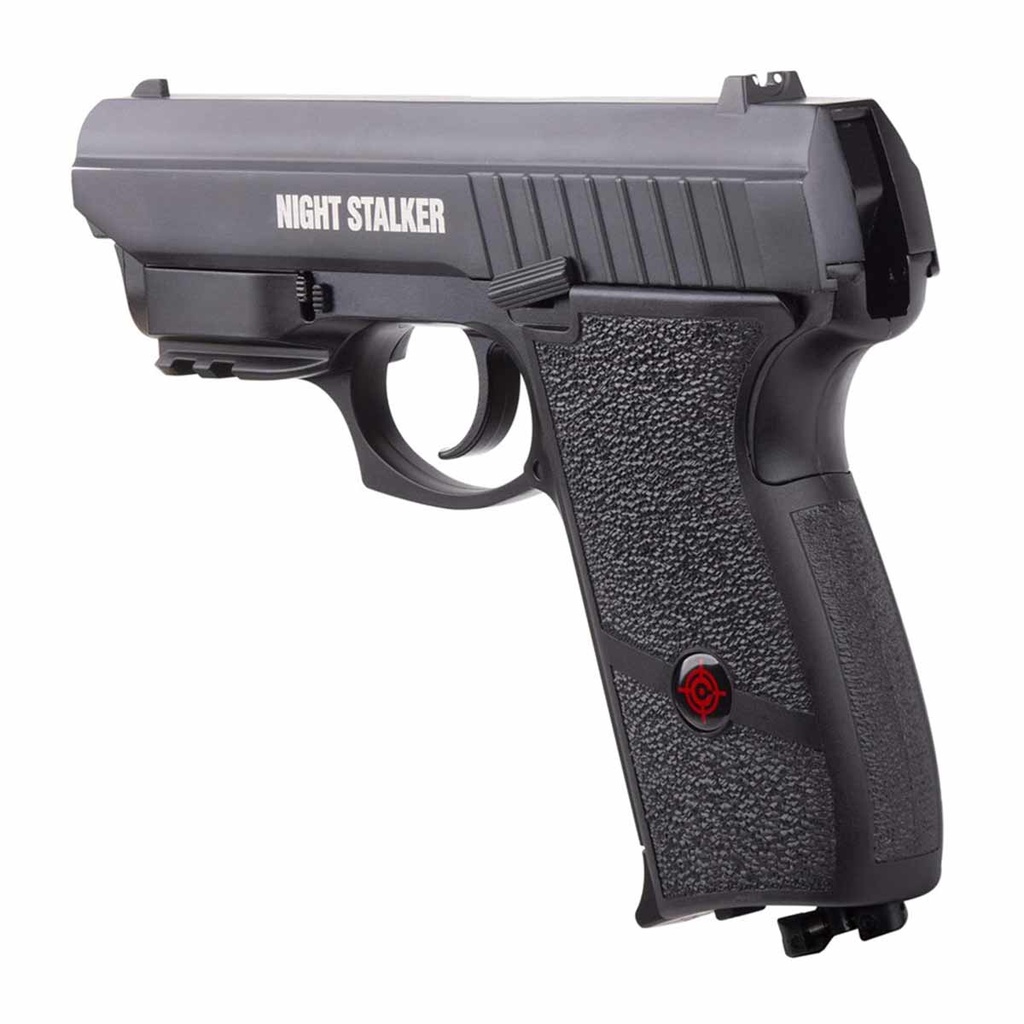 PISTOLA CROSMAN NIGHT STALKER CO2 CON LASER  4.5 NEGRA