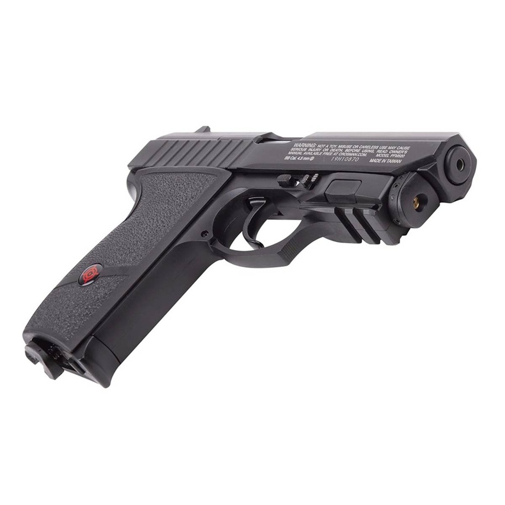 PISTOLA CROSMAN NIGHT STALKER CO2 CON LASER  4.5 NEGRA