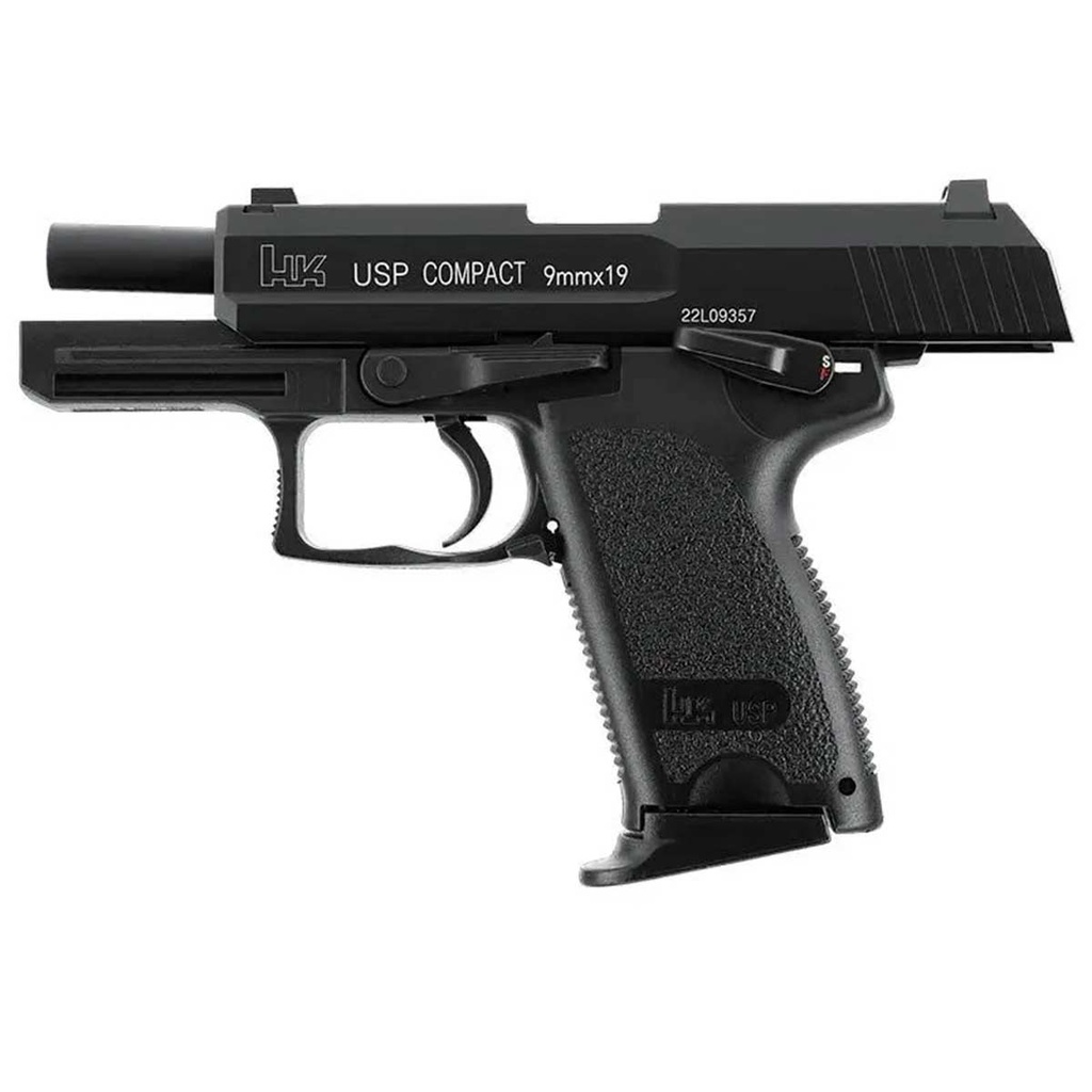 PISTOLA UMAREX HK USP COMPACT GAS NEGRA