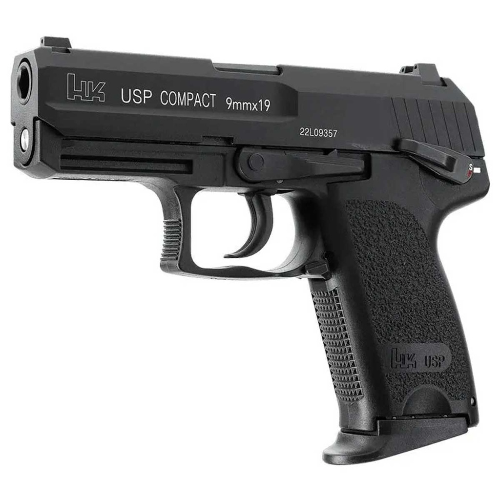 PISTOLA UMAREX HK USP COMPACT GAS NEGRA