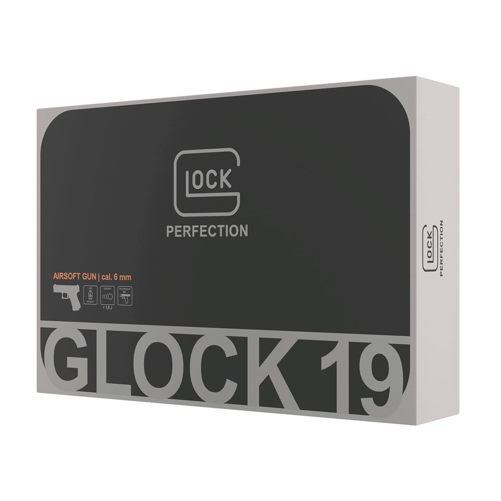 PISTOLA UMAREX GLOCK 19 GEN 5 GAS NEGRA