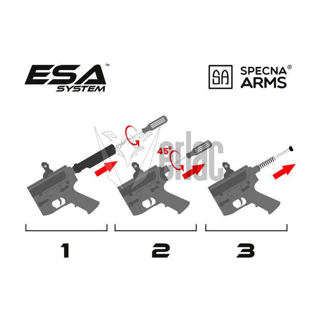 FUSIL SPECNA ARMS RRA SA-E07 EDGE CARBINE NEGRA