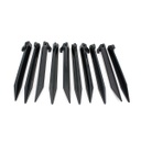 PIQUETA PVC FORA 10PCS 23CM NEGRA