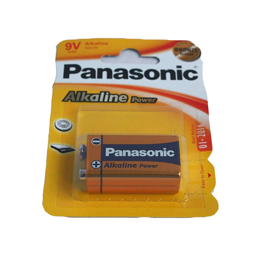 PILA ALCALINA 9 VOLTIOS M250 NEGRA