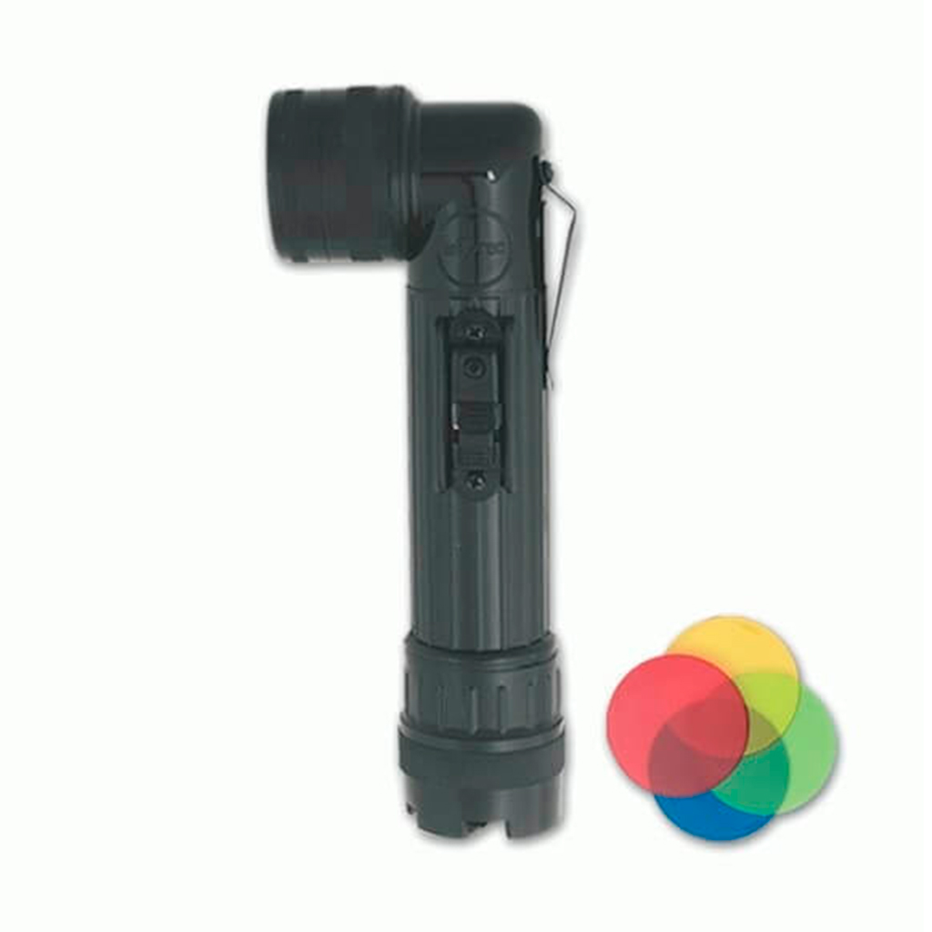 LINTERNA CODO MEDIANA NEGRA