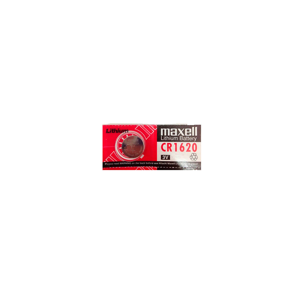 PILA BOTON LITIO CR1620 1PCS PLATA