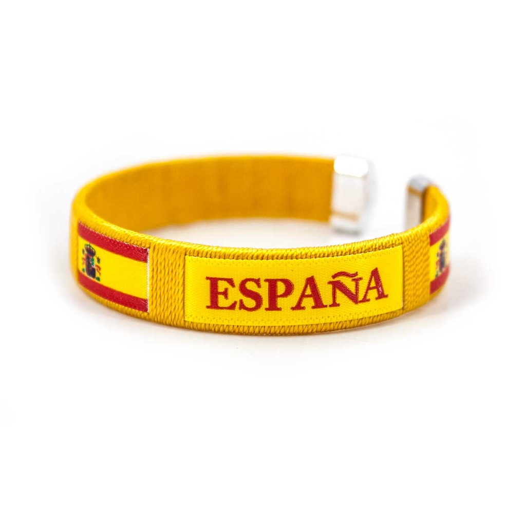 PULSERA ESPAÑA GR. AMARILLA