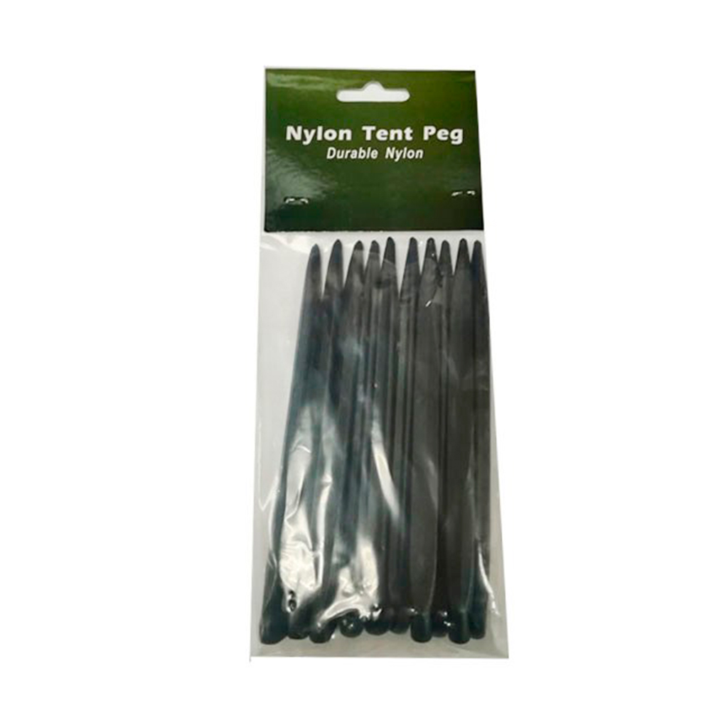 PIQUETA PVC FORA 10PCS 15.5CM NEGRA