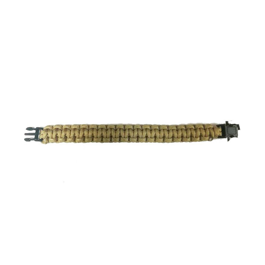 PULSERA PARACORD 1.9CM TAN