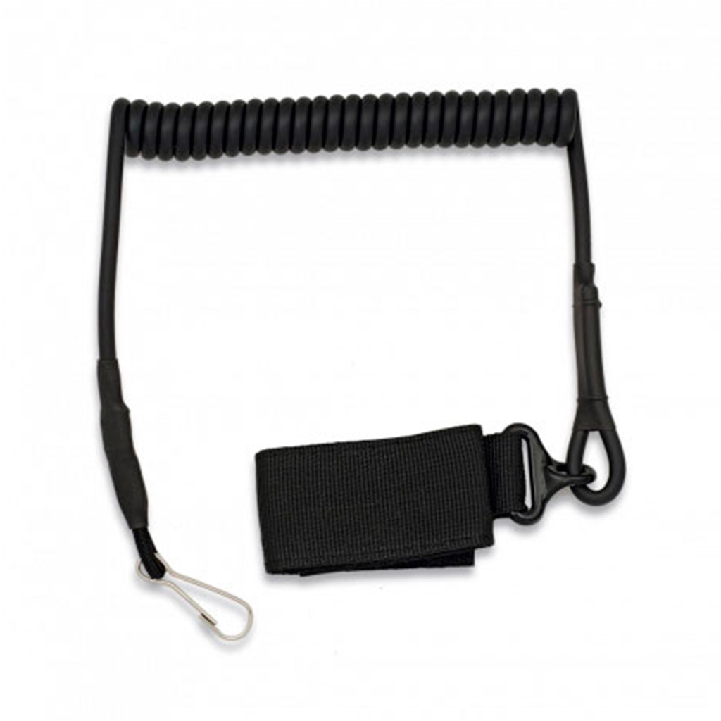 CORDON PISTOLA SEGURIDAD BARBARIC ANCHO NEGRO