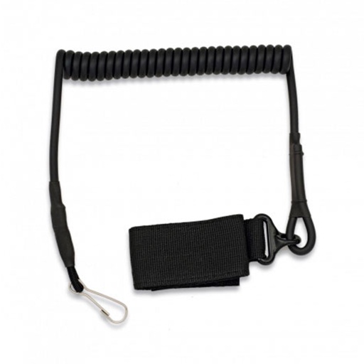 [33876-NE] CORDON PISTOLA SEGURIDAD BARBARIC ANCHO NEGRO