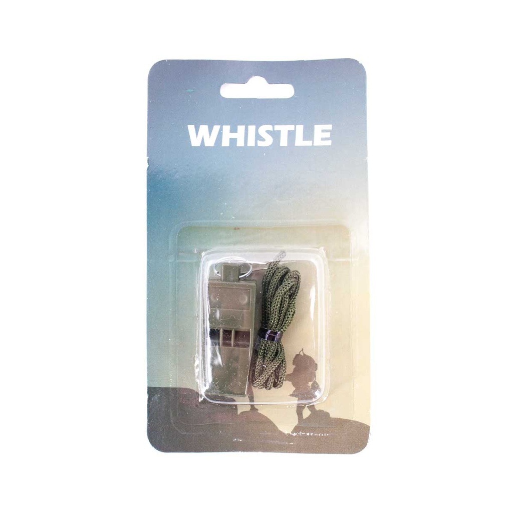 SILBATO PVC S/BOLA C/CUERDA VERDE