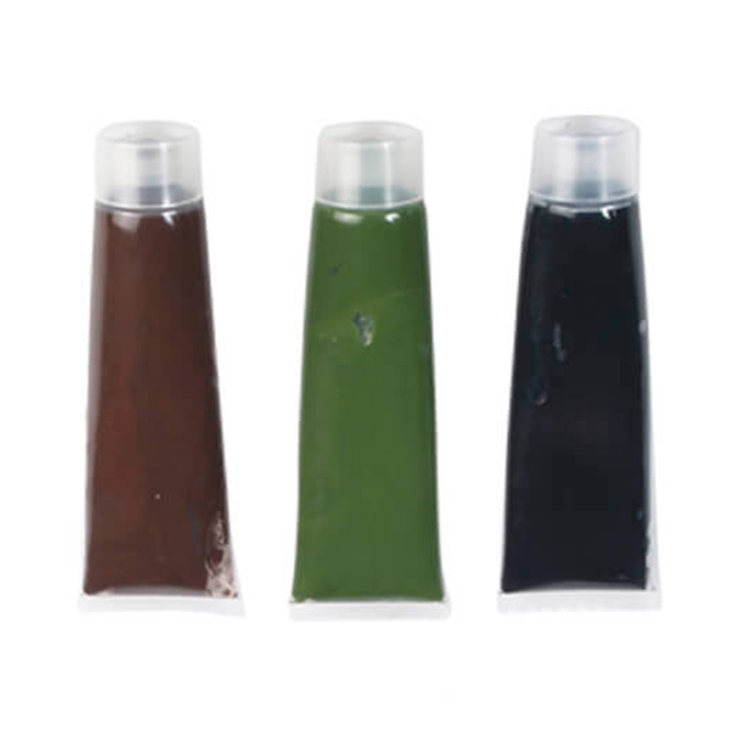 PINTURA OTAN 3PCS NEGRO-VERDE-MARRON