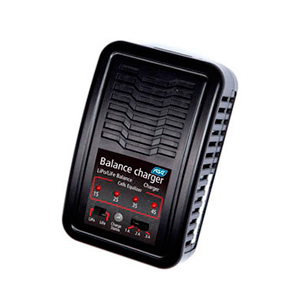 CARGADOR BATERIA ASG LIPO/LIFE 3AMP 20WA NEGRO