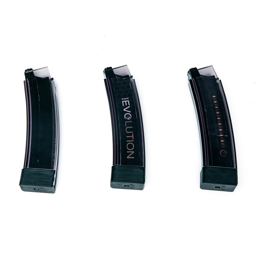 CARGADOR FUSIL ASG SCORPION EVO 75RDS 3PCS NEGRO